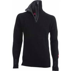 Ulvang Rav Sweater With Zip - Black/Charcoal Melange