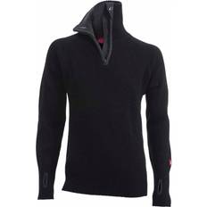 Ulvang Rav Sweater w/zip Unisex - Black/Charcoal Melange