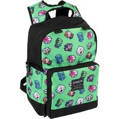 Minecraft 17 Mini Mobs Cluster Backpack - Green/Black