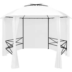 vidaXL Pavilion with Draperies 3.6x3.12 m