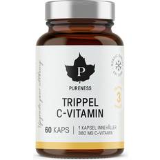 C-vitaminer Vitaminer & Mineraler Pureness Trippel C-Vitamin 60 st