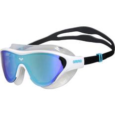 Revêtement antibuée Lunettes de natation Arena Masque de natation one mask mirror Taille TU Couleur BLUE-WHITE-BLA