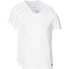 Cotton jersey t shirt ralph lauren Ralph Lauren Crew Neck T-shirt 3-pack - White