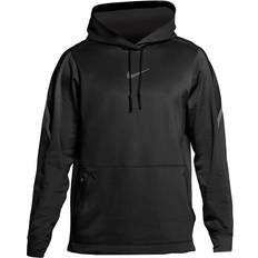 Fitness Gensere Nike Pro Pullover Hoodie Men - Black/Iron Grey