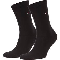 Tommy Hilfiger Uni Chaussettes Tommy Hilfiger Women Classic Casual Socks 2-pack - Black