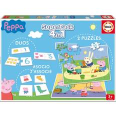 Educa Superpack Peppa Pig 4 in 1 25 Pieces