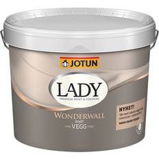 Vit väggfärg 10 l Jotun Lady Wonderwall Väggfärg Vit 10L