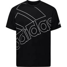 adidas Giant Logo T-shirt Unisex - Black/White