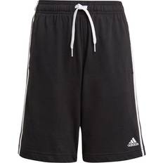 Stripes Trousers Children's Clothing adidas Boy's Essentials 3-Stripes Shorts - Black/White (GN4007)