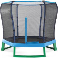 Blå Trampoliner Plum Junior Jumper Trampoline 220x220cm + Safety Net