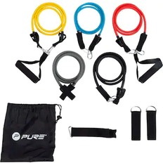 Kunststoff Trainings- & Gummibänder Pure2Improve Exercise Tube Set