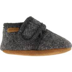 En Fant Baby Wool Slippers - Dark Grey Melange