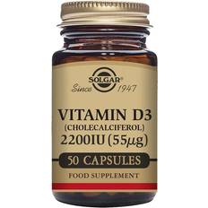 Solgar Vitamin D3 (Cholecalciferol) 55Mcg 2200 IU 50 pcs