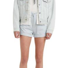 Levi's Blau Hosen Levi's Mom A Line Shorts - Waste Not/Light Indigo