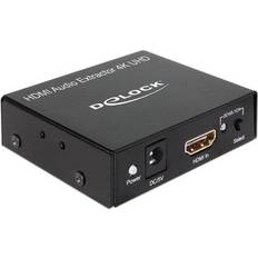 DeLock HDMI Audio Extractor HDMI - HDMI/Optical/Coaxial/3.5mm Adapter F-F