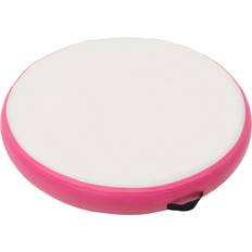 Roze Airtracks vidaXL Gymnastiekmat met pomp opblaasbaar 100x100x10 cm PVC groen