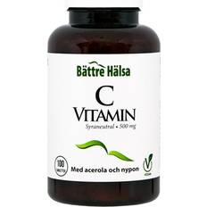 C vitamin 500mg Bättre hälsa C Vitamin 500mg 100 st