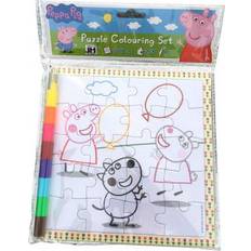 Måla-själv pussel Peppa Pig Colouring Set 20 Bitar