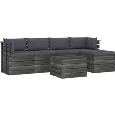 vidaXL 3061863 Outdoor Lounge Set, 1 Table incl. 4 Sofas