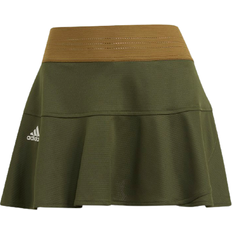 Gröna - Tennis Kjolar adidas Tennis Heat.RDY Primeblue Match Short Skirt Women - Wild Pine/Aluminium