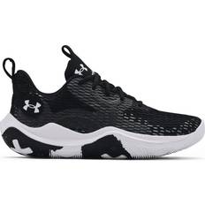 Polyurethane - Women Basketball Shoes Under Armour Spawn 3 - Black