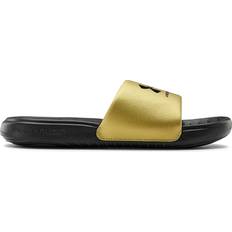 Laced Slides Under Armour Ansa Fixed - Gold/Black