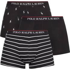 Polo Ralph Lauren Coton Sous-vêtements pour hommes Polo Ralph Lauren Cotton Trunk - Black/White Men's