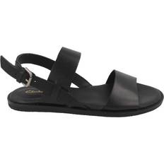 Clarks Karsea Strap - Black Leather