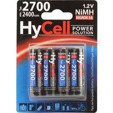 NiMH Mignon Rechargeable AA 2700mAh Compatible 4-pack