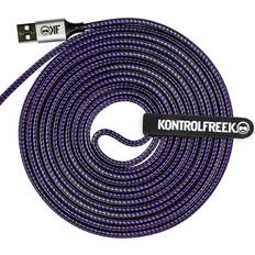 KontrolFreek Xbox/PC 12FT USB Gaming Cable - Purple/Black