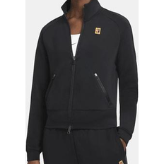 Mujer - Tenis Ropa de abrigo Nike Court Chaqueta De Tenis Con Cremallera Completa - Negro