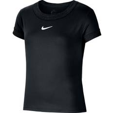 Spandex T-shirts Barnkläder Nike Court Dri-FIT Tennis T-shirt Kids - Black/White