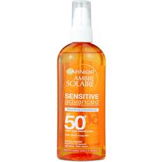 Pump Self Tan Garnier Ambre Solaire Sensitive Nourishing Protective Sun Oil SPF50+