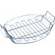 Non-Slip Roasting Pans Pyrex Irresistible Roasting Pan 4L 27cm