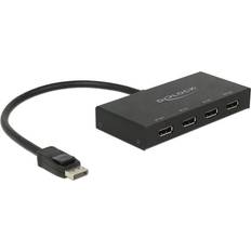 Displayport splitter DeLock DisplayPort-DisplayPort Splitter M-F 0.3m