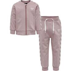 1-3M - Jungen Tracksuits Hummel Bille Tracksuit - Woodrose (210968-4852)