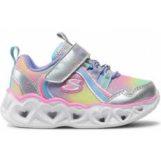 Skechers heart lights Barnskor Skechers Heart Lights Rainbow Lux - Silver/Multi