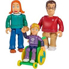 Brannmenn Figurer Simba Fireman Sam Sparkes Family Figurine Set