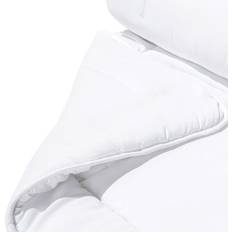 Beliani Kabru Coperta in fibra Bianco (200x220cm)