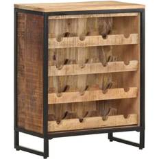 Schwarz Barschränke vidaXL Rough Mango Wood Barschrank 62x78.5cm