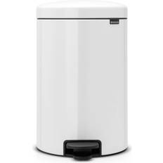 Blanco Decoración y Almacenamiento Baños Brabantia Cubo Pedal 20 L Acero