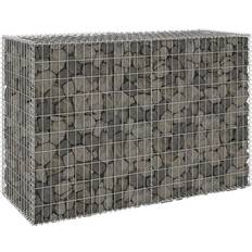 Silver Enclosures vidaXL Gabion Wall