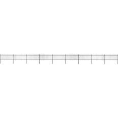 vidaXL Garden Fence with Spear Top 1530x130cm