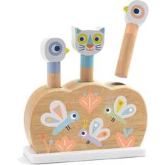 Animal Figurines en Bois Djeco Pop Up Figures