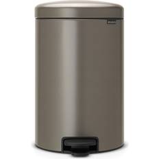 Brabantia New Icon Pedale Grigio Platino 20 L