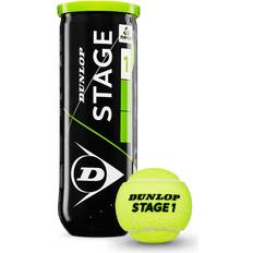 3 bolde Tennisbolde Dunlop Stage 1 Green - 3 bolde