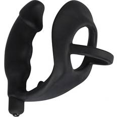 Waterproof Butt Plugs Sex Toys You2Toys Black Velvets Ring & Vibro Plug