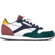 Reebok Junior Classic Leather - Cloud White/Vector Navy/Forest Green