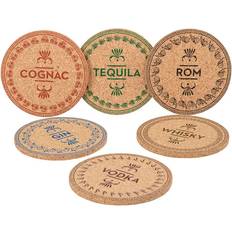 Scandinavian Home Spirit Coaster 10cm 6pcs