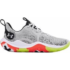 Polyurethane - Women Basketball Shoes Under Armour Spawn 3 - Gray